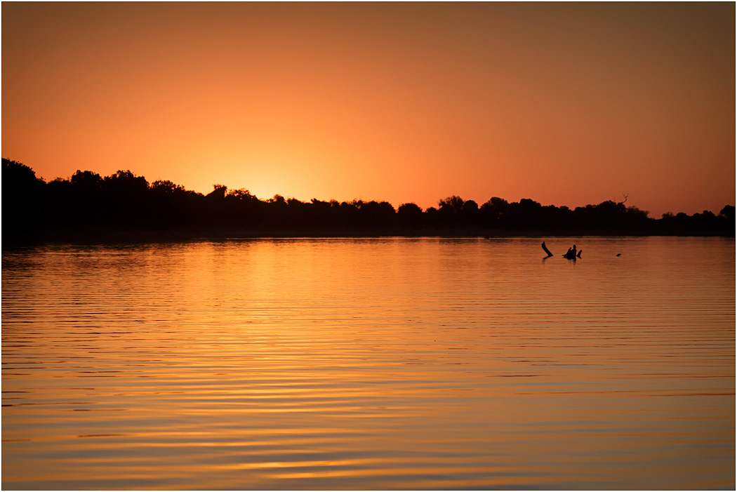 Afterglow, Chobe River - Botswana