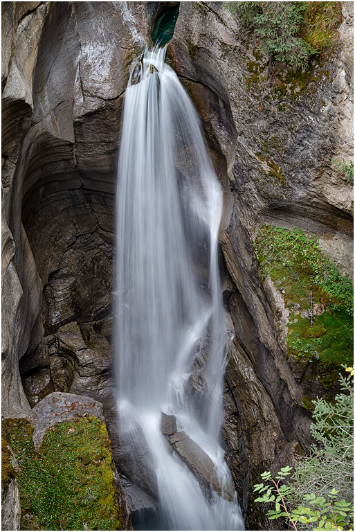 Waterfall, Maligne Canyon, Jasper