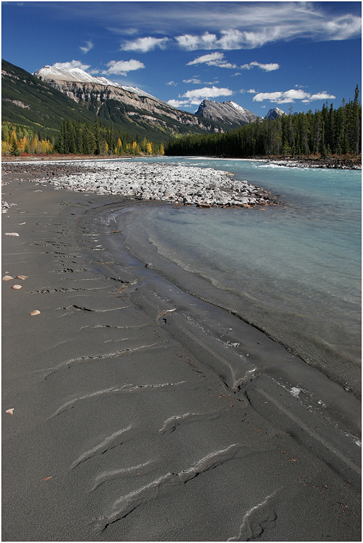 Athabasca River & Endless Chain Range, Jasper NP