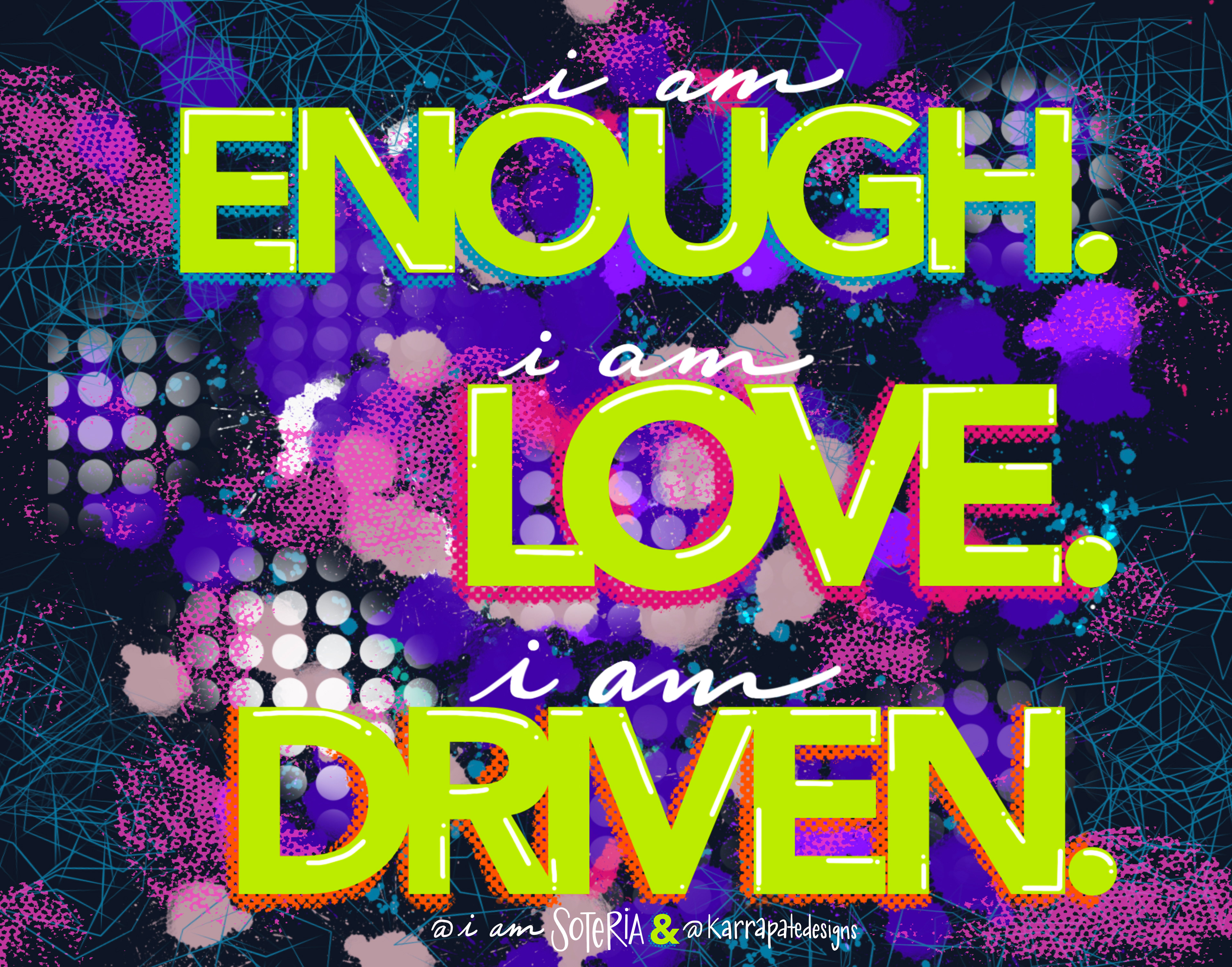 Hand Lettered Digital Artwork, collaboration with I AM SOTERIA