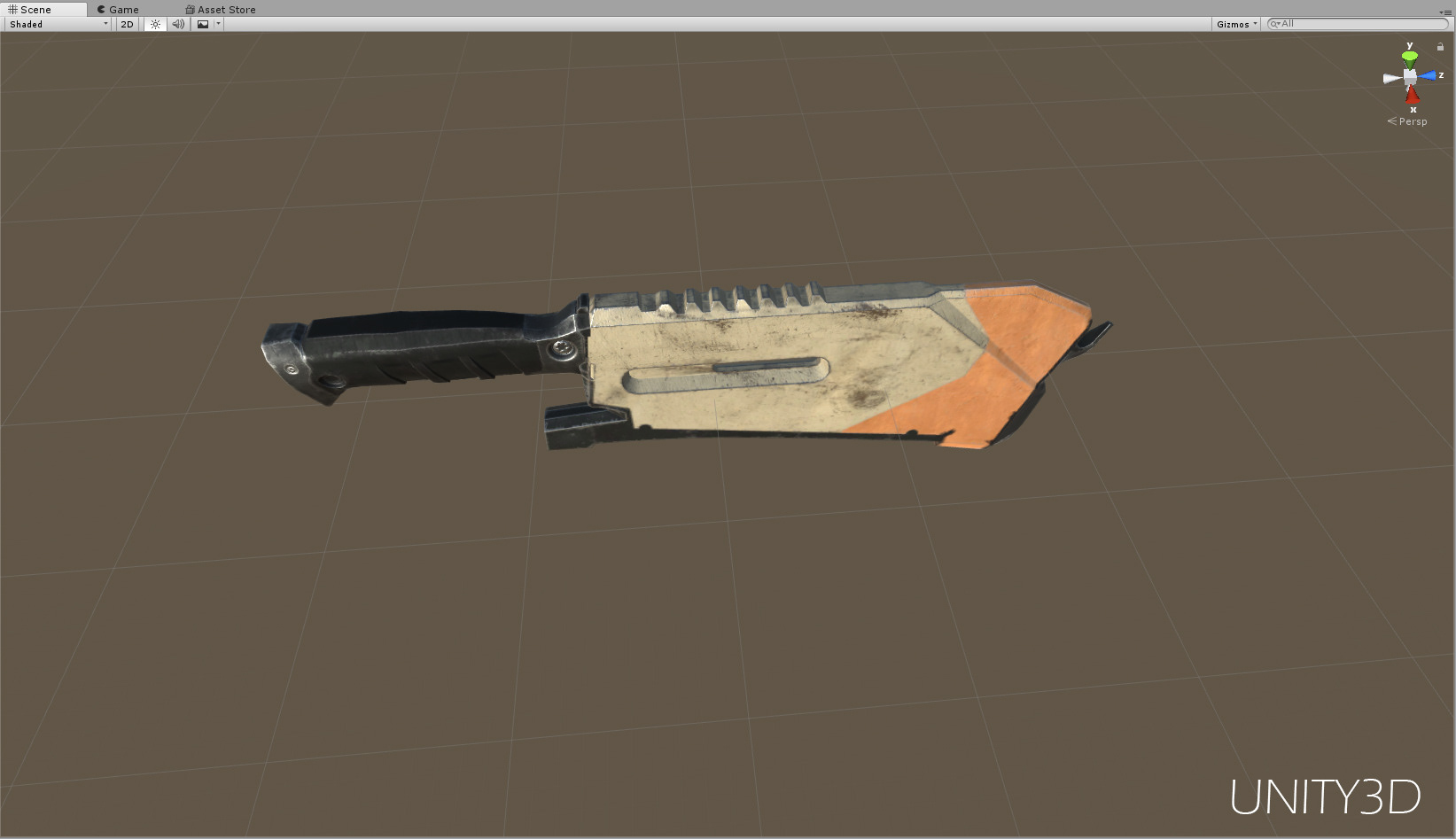 Unity3D Interface Screenshot
