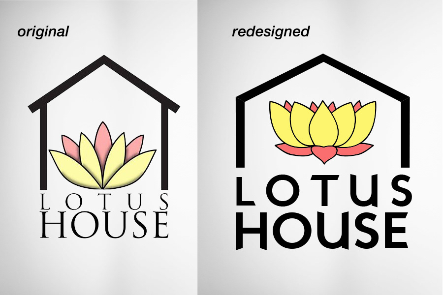 Rebecca Santucci Lotus House Logo Re Design Rebecca Santucci Lotus House Logo Re Design