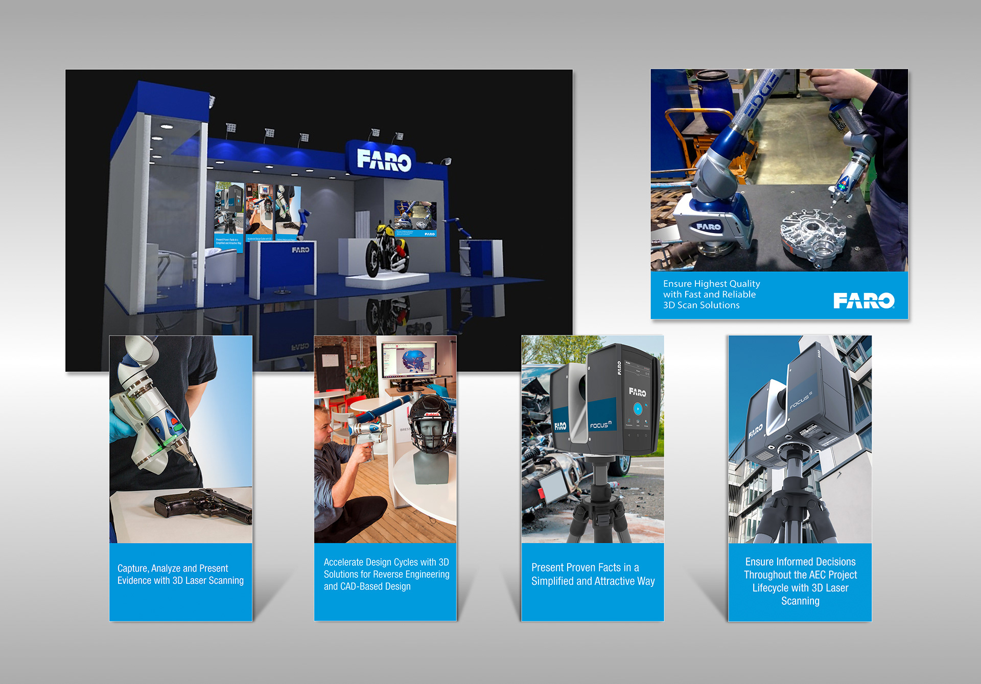 FARO Technologies Booth Graphics