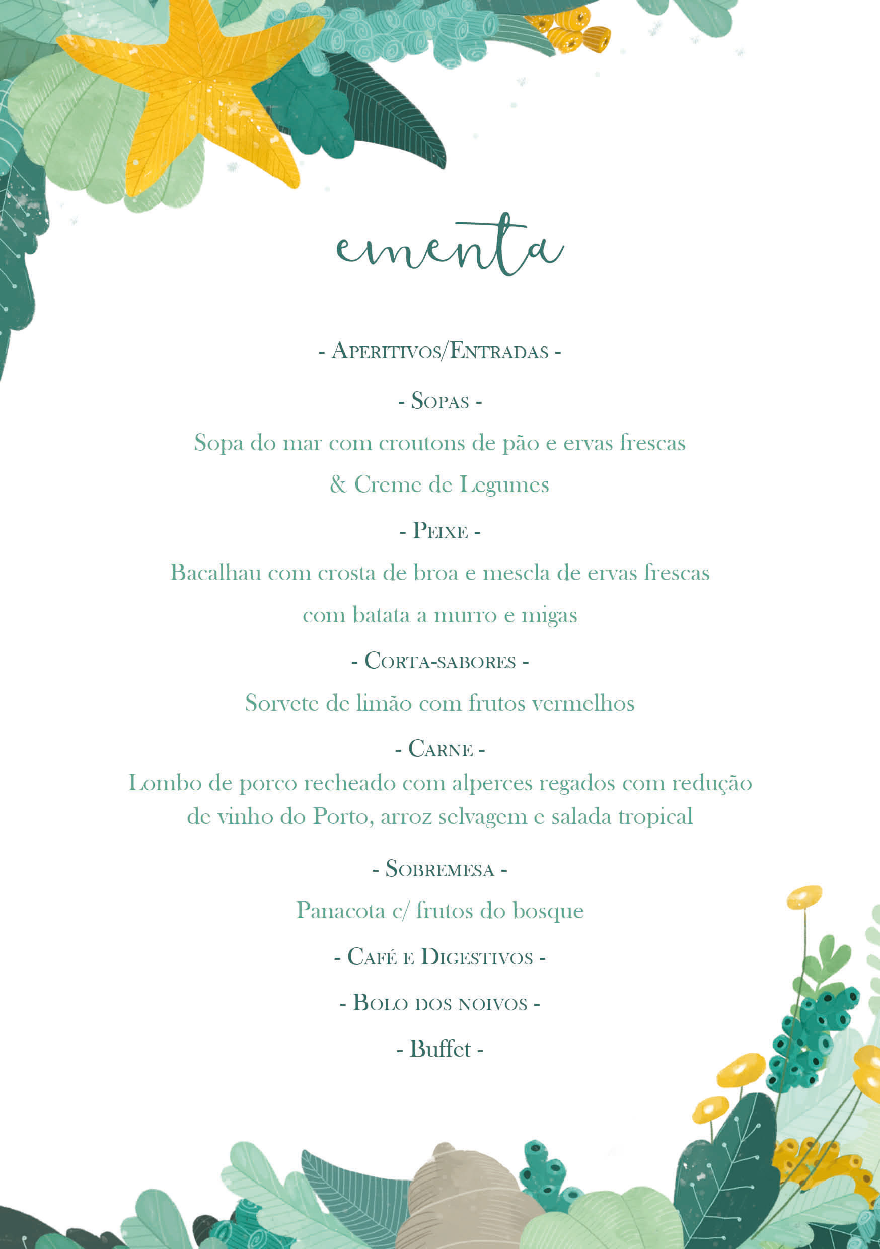 Menus