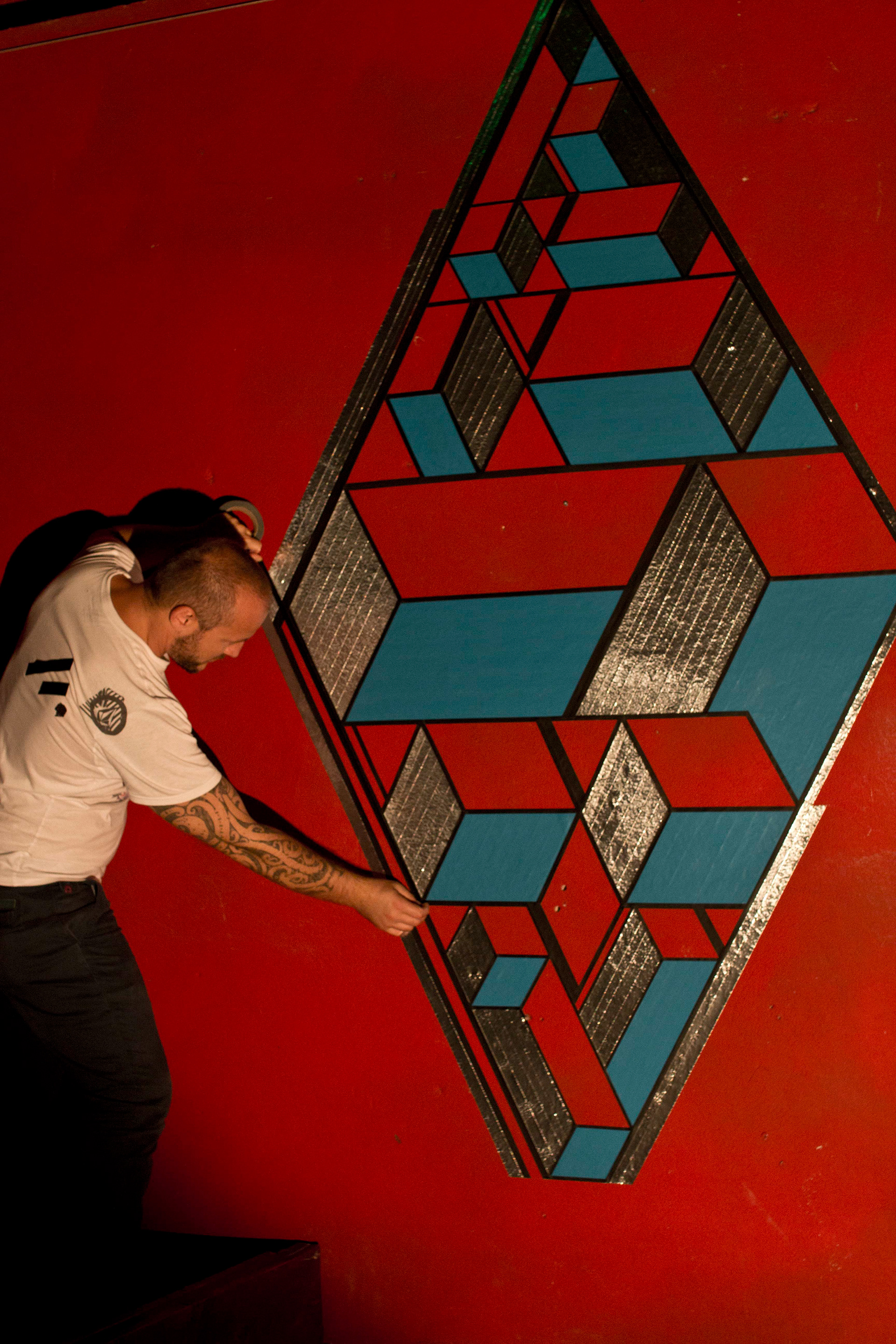 TAPE ART created by TAPE OVER // international tape art crew ...