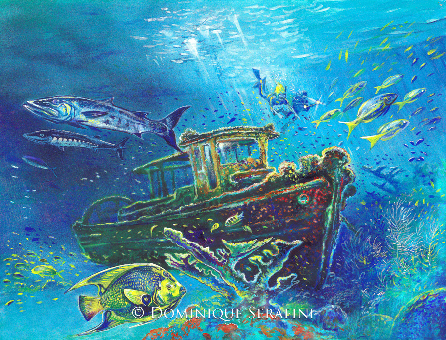 Little Tug, Curacao by Dominique Serafini