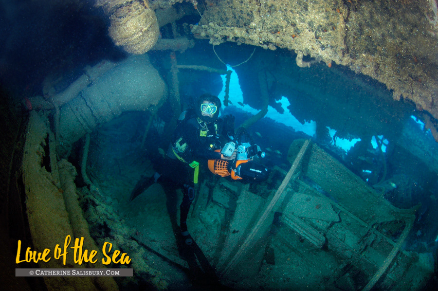 The Chikuzen - British Virgin Islands shipwreck by Cathy Salisbury