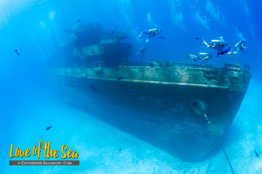 USS Kittiwake, Grand Cayman by Cathy Salisbury