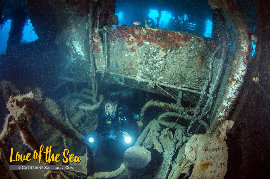 The Christena shipwreck, Nevis by Cathy Salisbury
