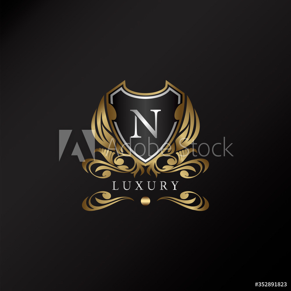 Gold Shield N Letter