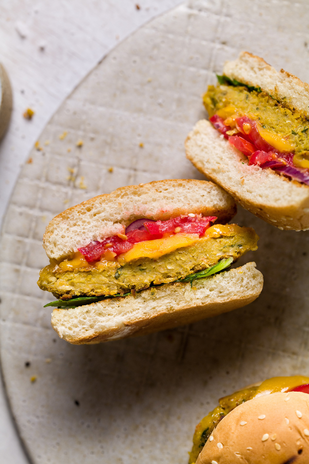 Lenaliciously EdamameKichererbsen Burger Patties