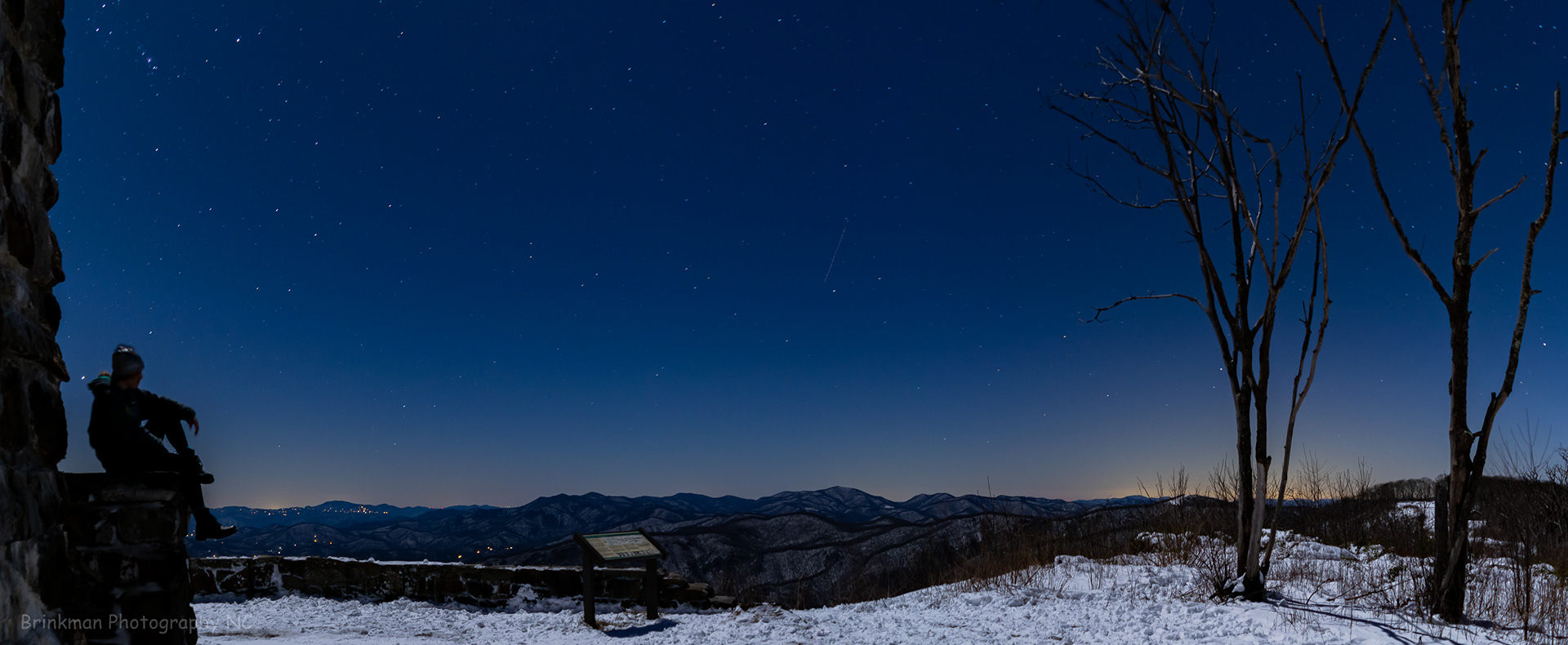 Panorama at Wayah Bald