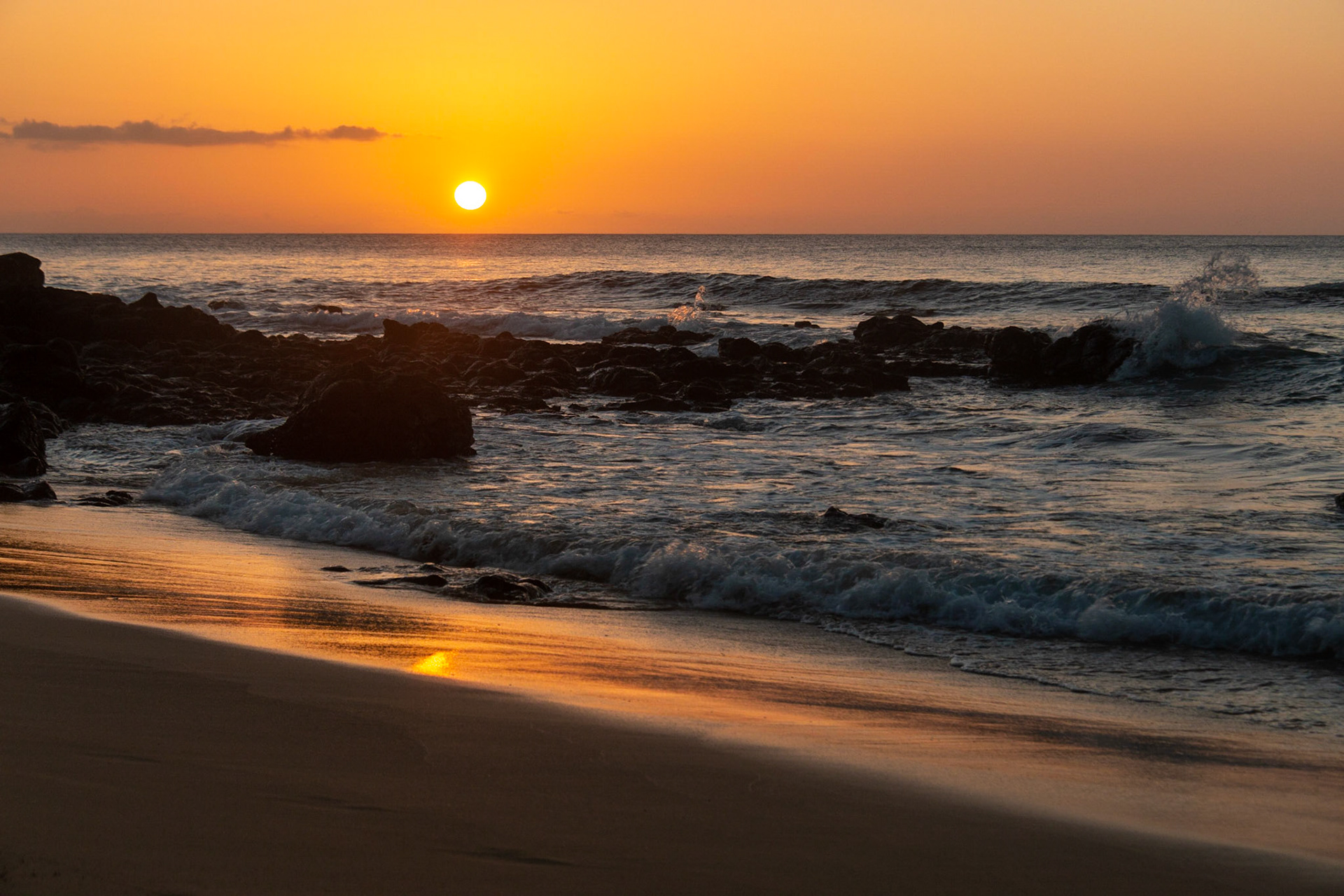 Final de tarde em Fernando de Noronha.