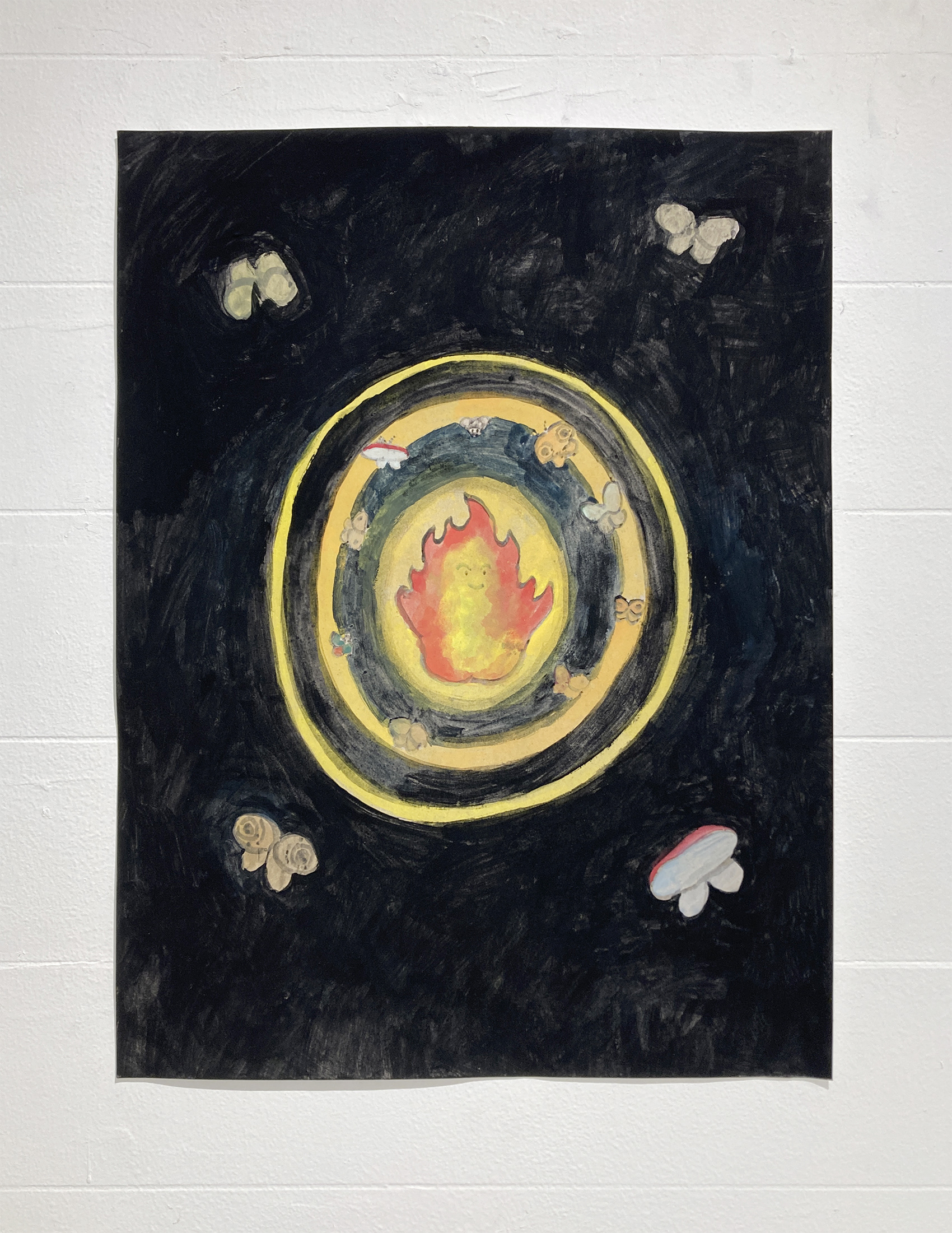 No.9 / 髙田裕大『集合』/ 素材:紙, アクリルガッシュ / 制作年:2021 / サイズ:W230×H320mm / SOLD OUT