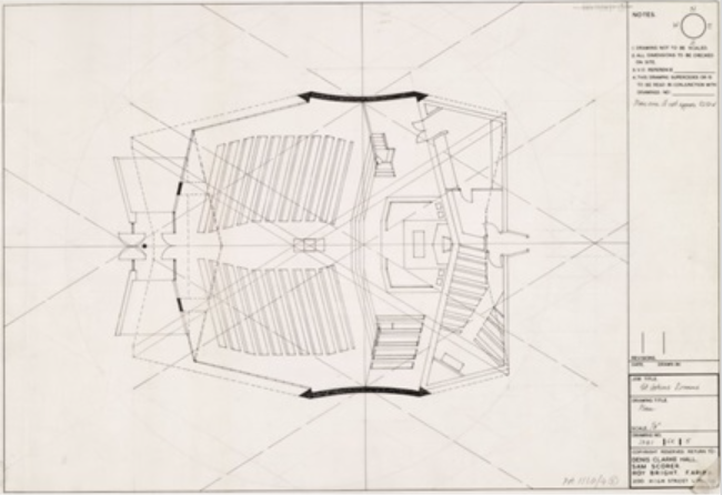 Drawing for St. John's Church, Ermine (1960)