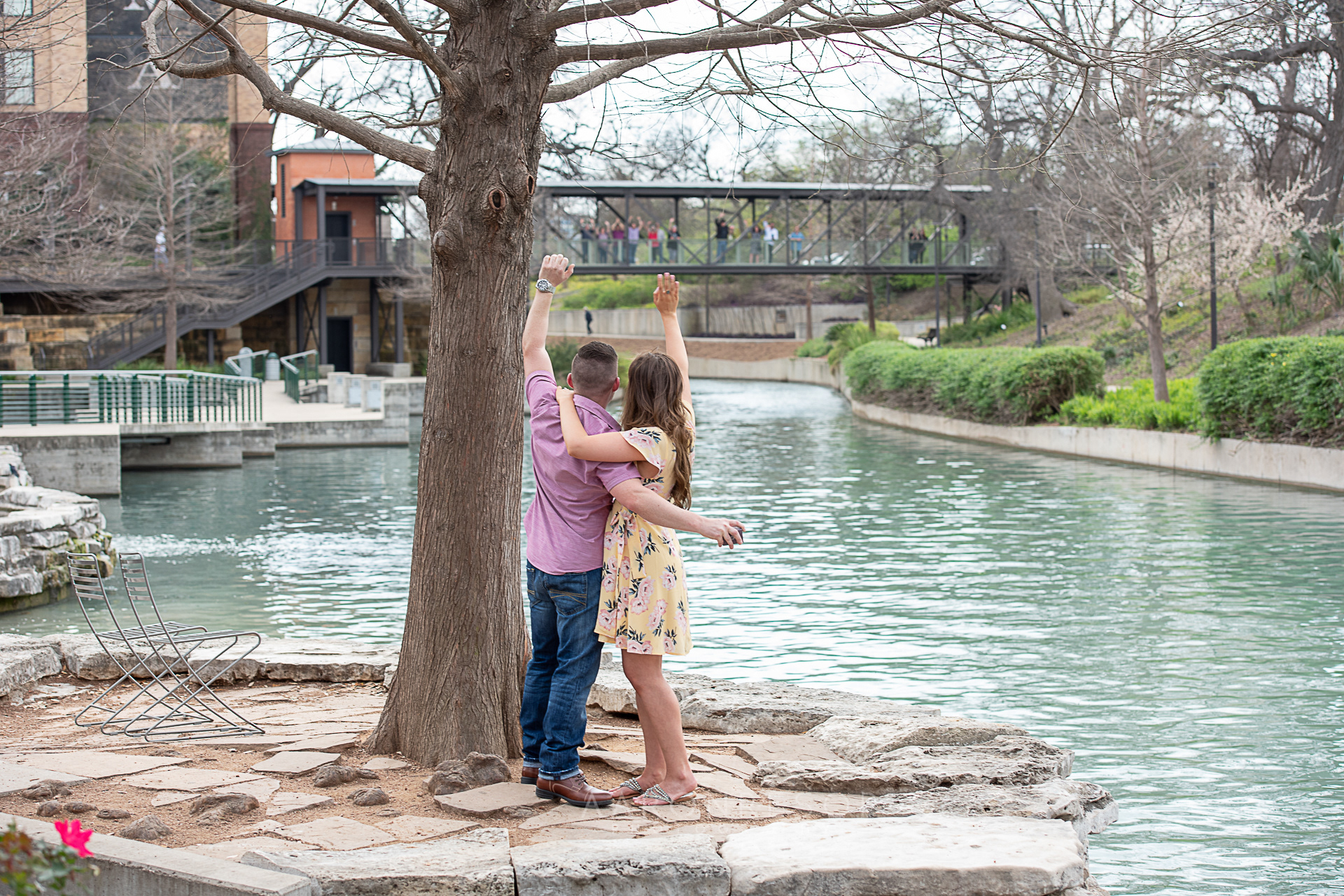 Engagement Photos taken in San Antonio, TX by wedding photographer Aaron Resop