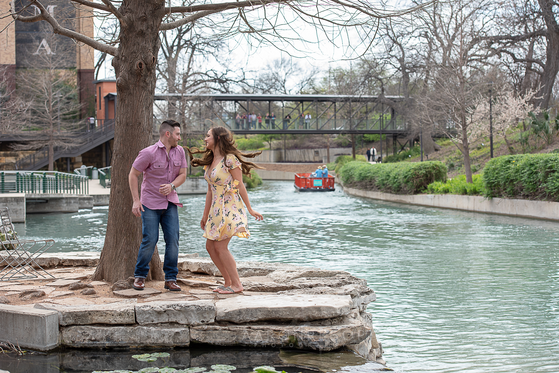 Engagement Photos taken in San Antonio, TX by wedding photographer Aaron Resop