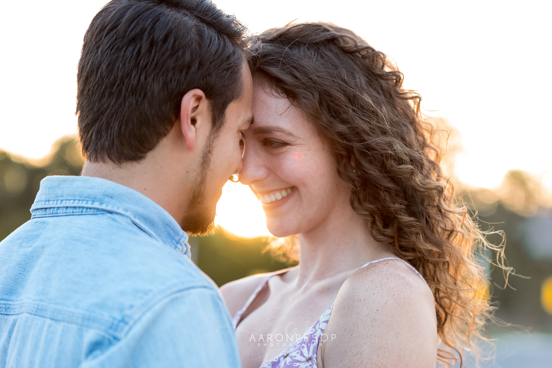 Engagement Photos taken in San Antonio, TX by wedding photographer Aaron Resop
