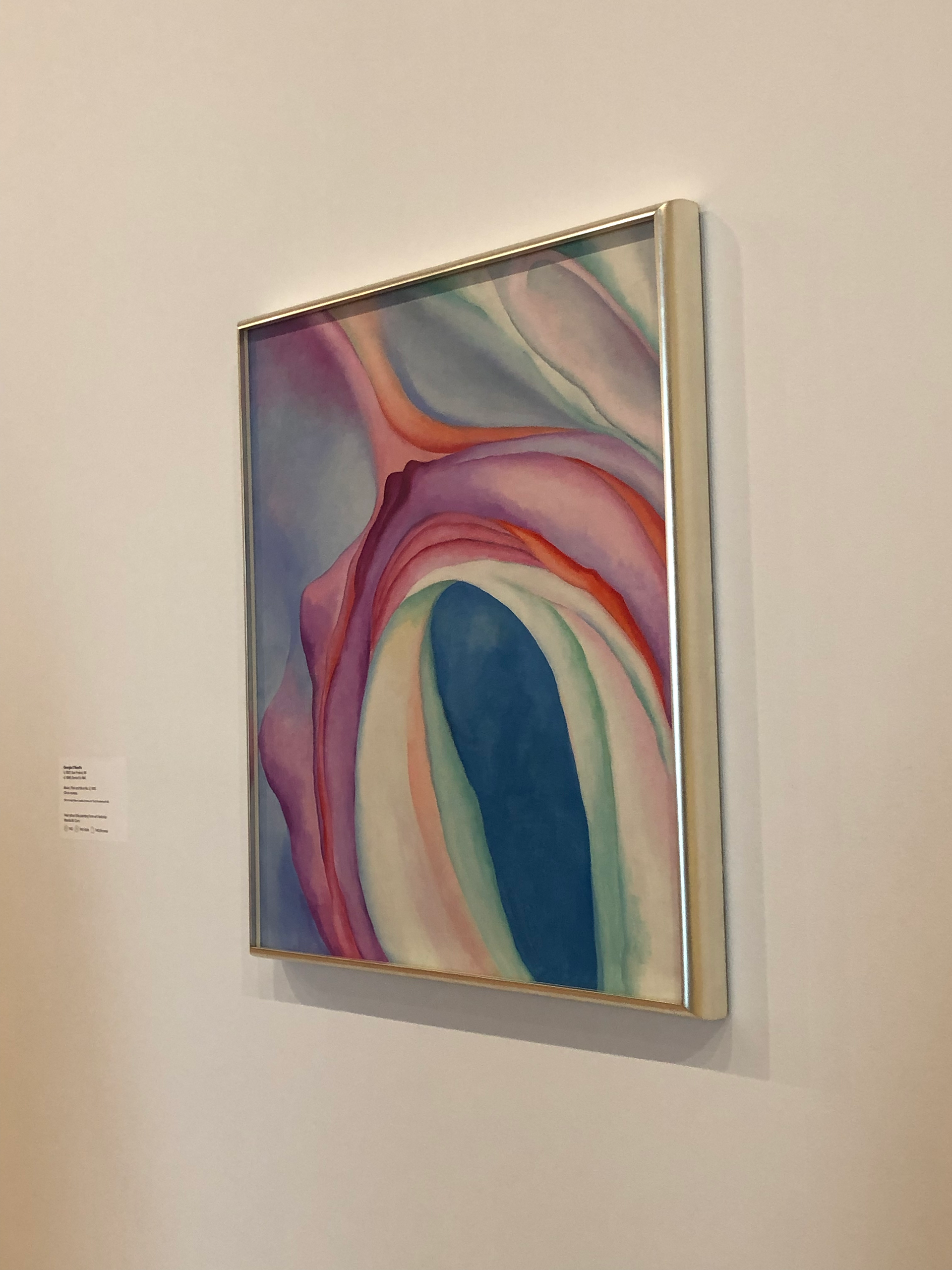 Georgia O’Keeffe, Music, Pink and Blue No. 2, 1918