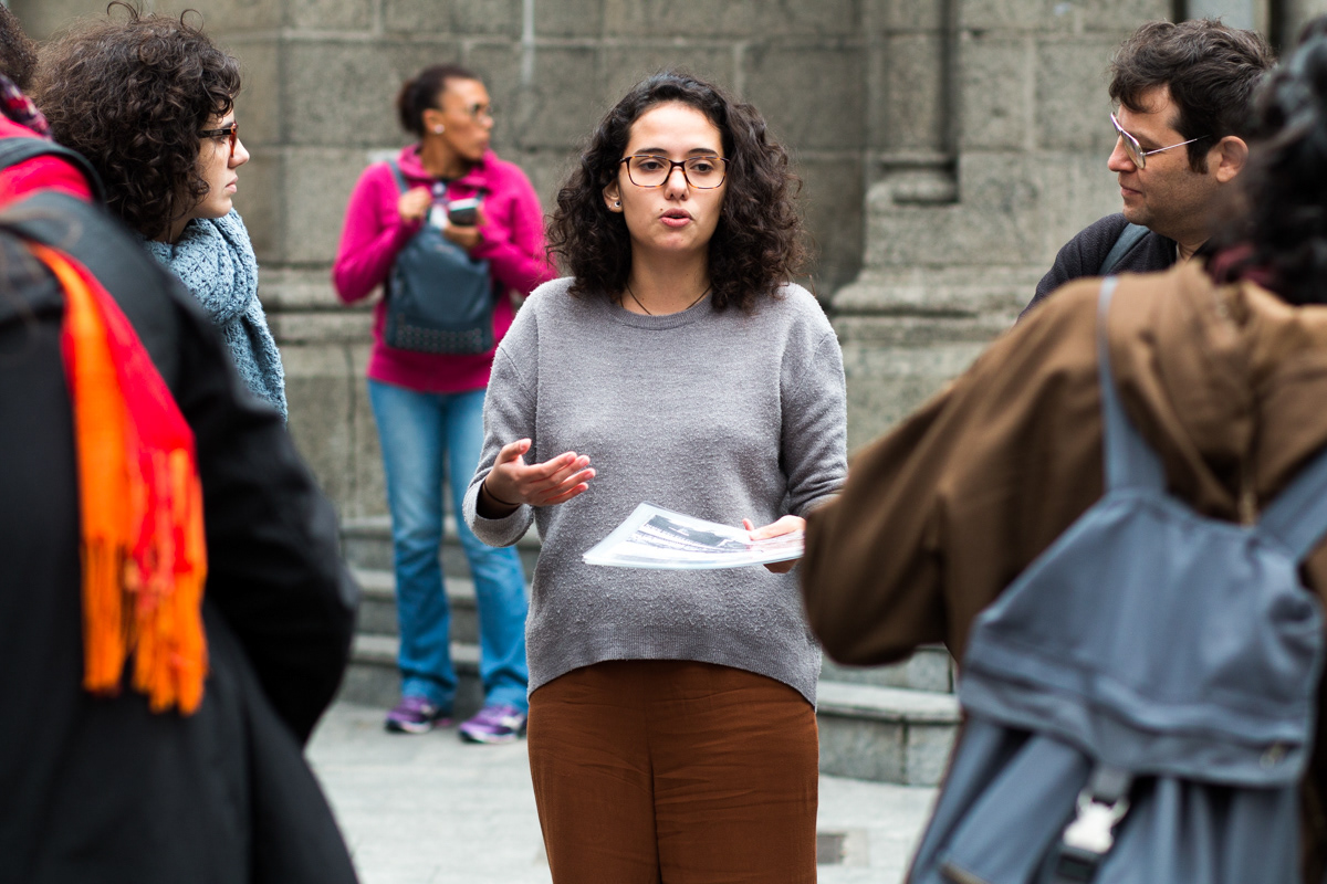 Percursos: A cidade e os cortiços. Sesc 24 de Maio, 2018.