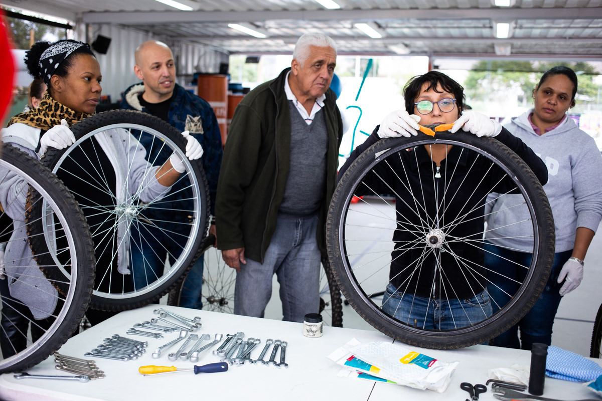 Viver de Bike com Instituto Aromeiazero. Sesc Campo Limpo, 2019.