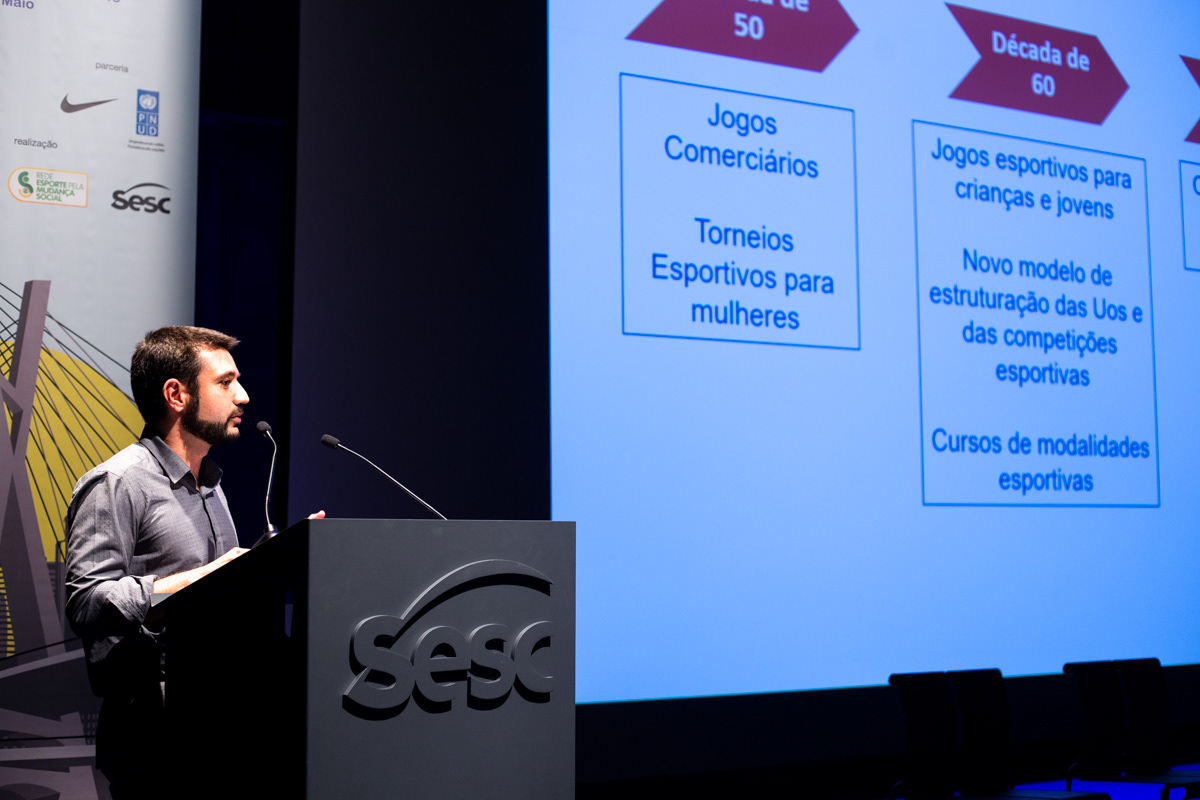 5ª Semana Internacional Esporte Pela Mudança Social. Sesc 24 de Maio, 2018.
