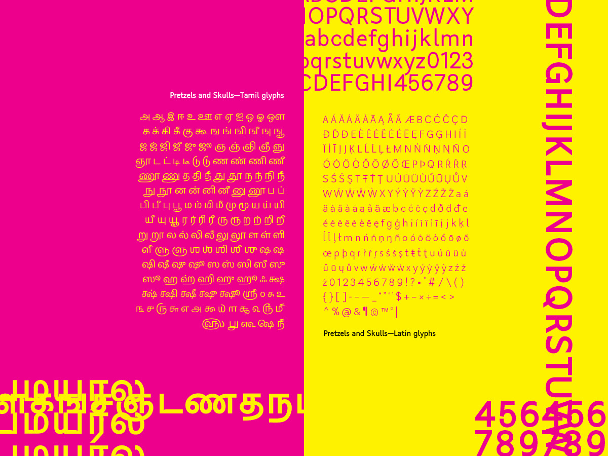 Hello Gopika Pretzels And Skulls Typeface