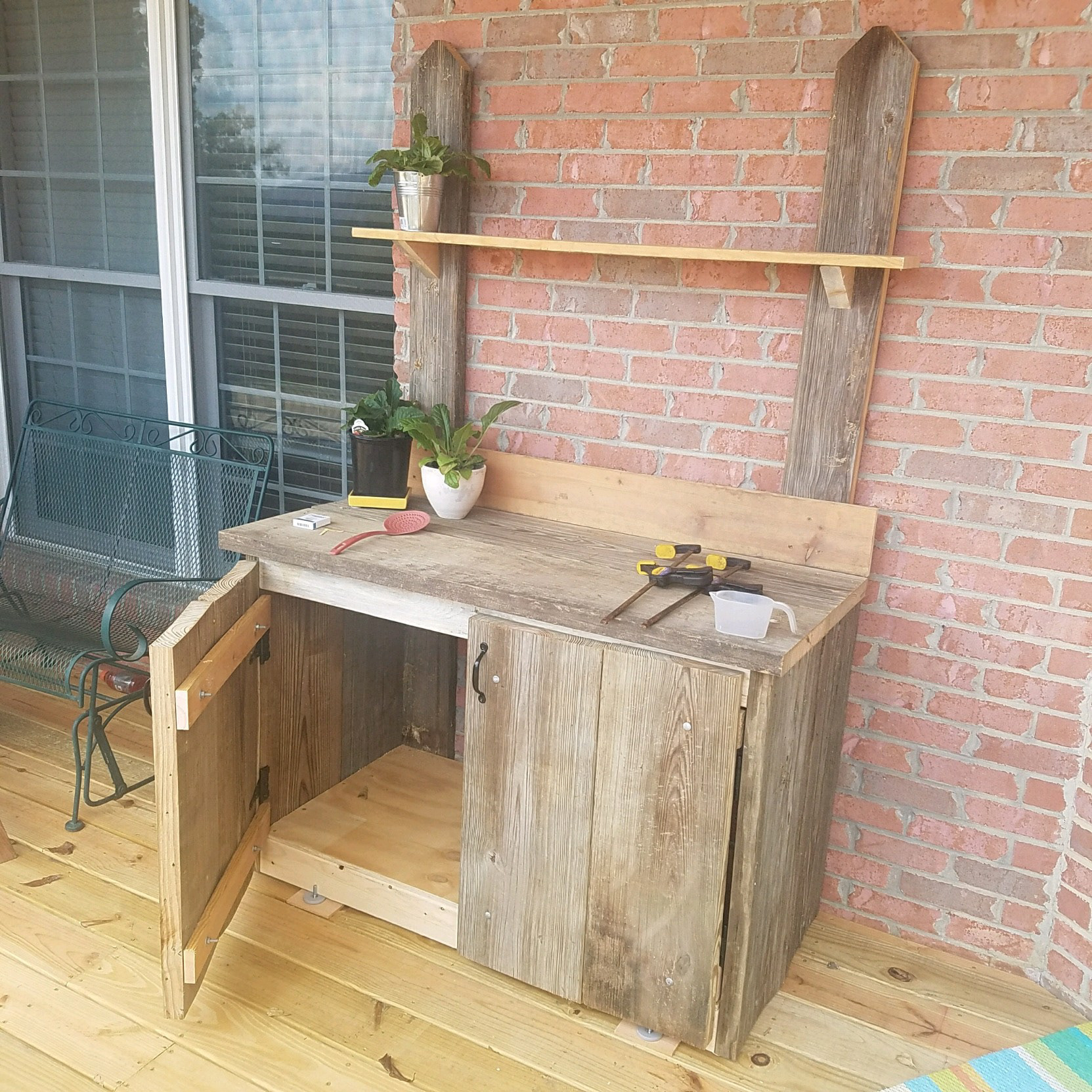 Hammer And Bear Custom Garden Tool Bench