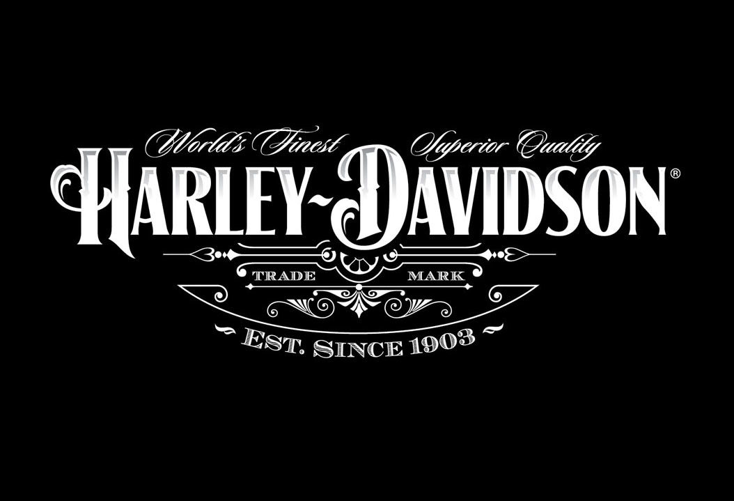 Lettering Harley Davidson Font Style Maztezsenior