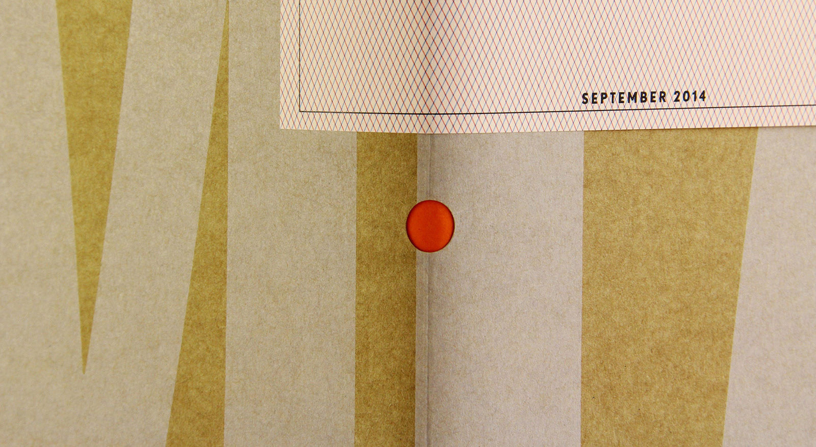 Cover die cut close up