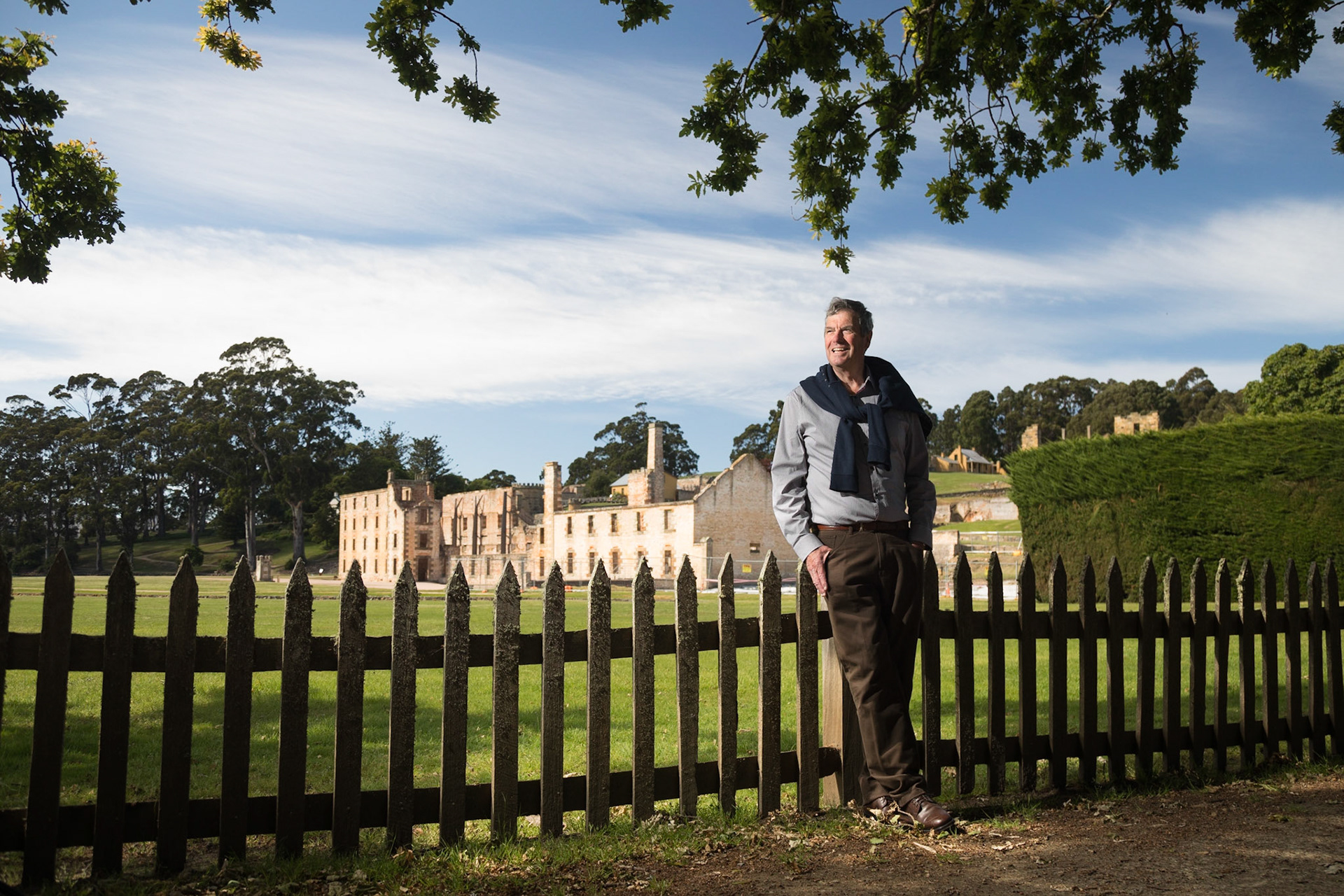 Stephen Large - former  CEO of Port Arthur Historic Sites