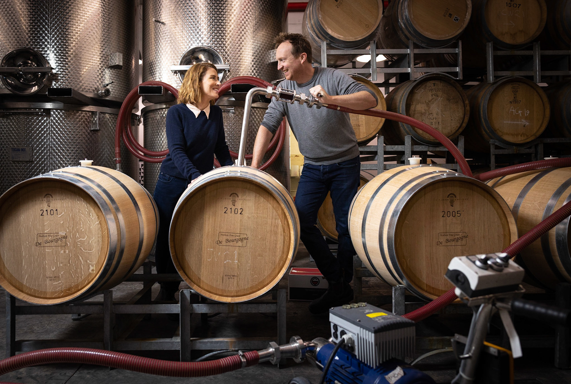 Nick and Sally Glaetzer of Glaetzer-Dixon Family Winemakers in Tasmania.gg23/07/2021photo - Peter Mathew
