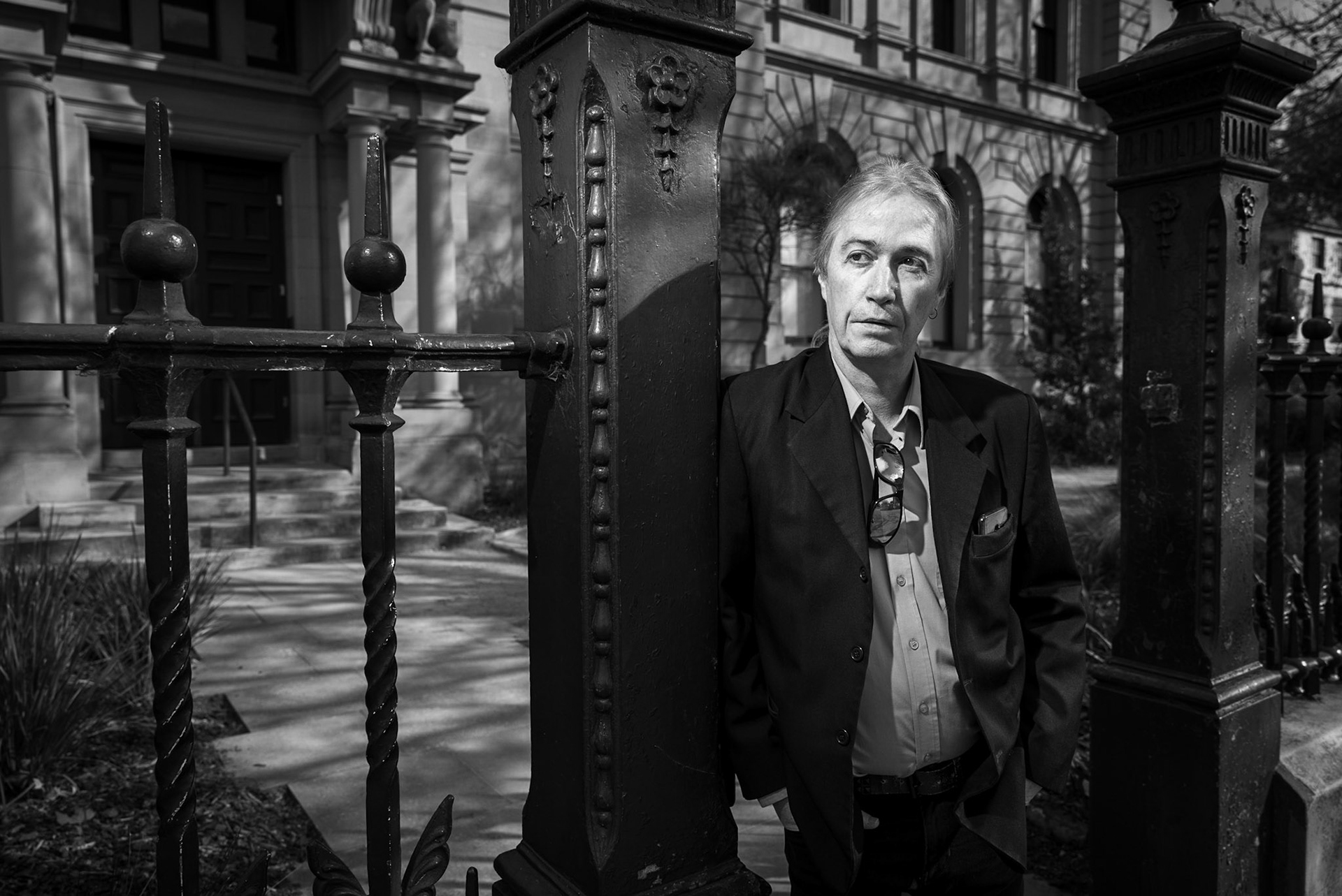 Scott Seymour a Tasmanian historian who is researching the missing remains William Lanne (or King Billy) known as the last ’full-blooded' Aboriginal Tasmanian man, who died in 1869. 30/07/2021 photo - Peter Mathew