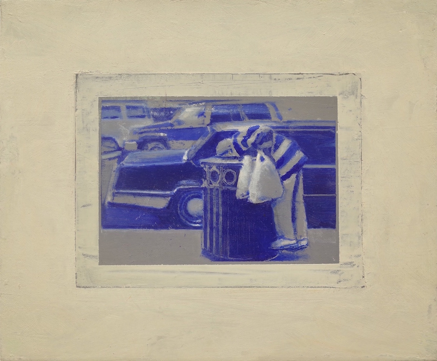 Garbage Pickin’, 2009, 10” x 12”, oil on canvas