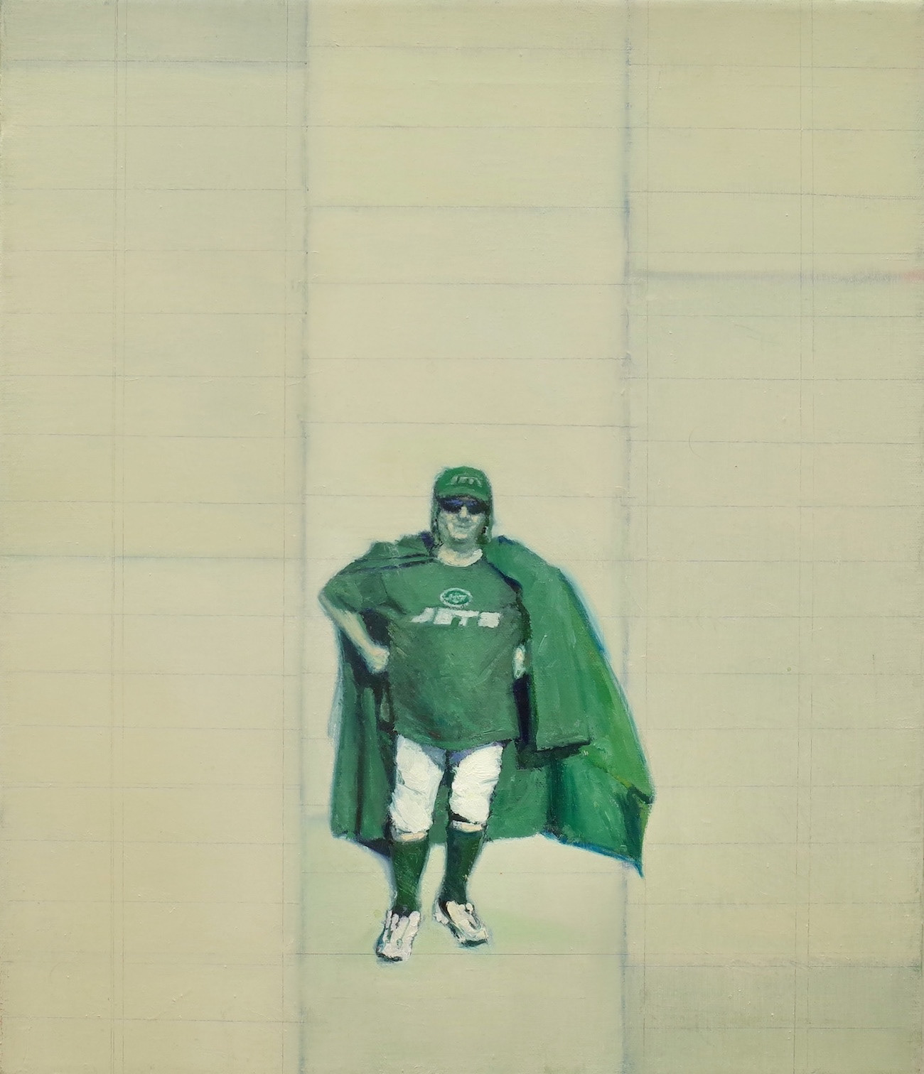 Captain Jet, 2010, 17 1/2” x 15”, oil on canvas