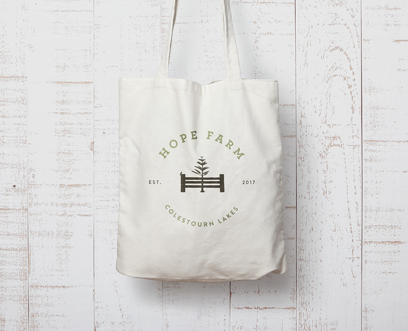 Hope Farm Nursery: Visual Branding, Tote Bag