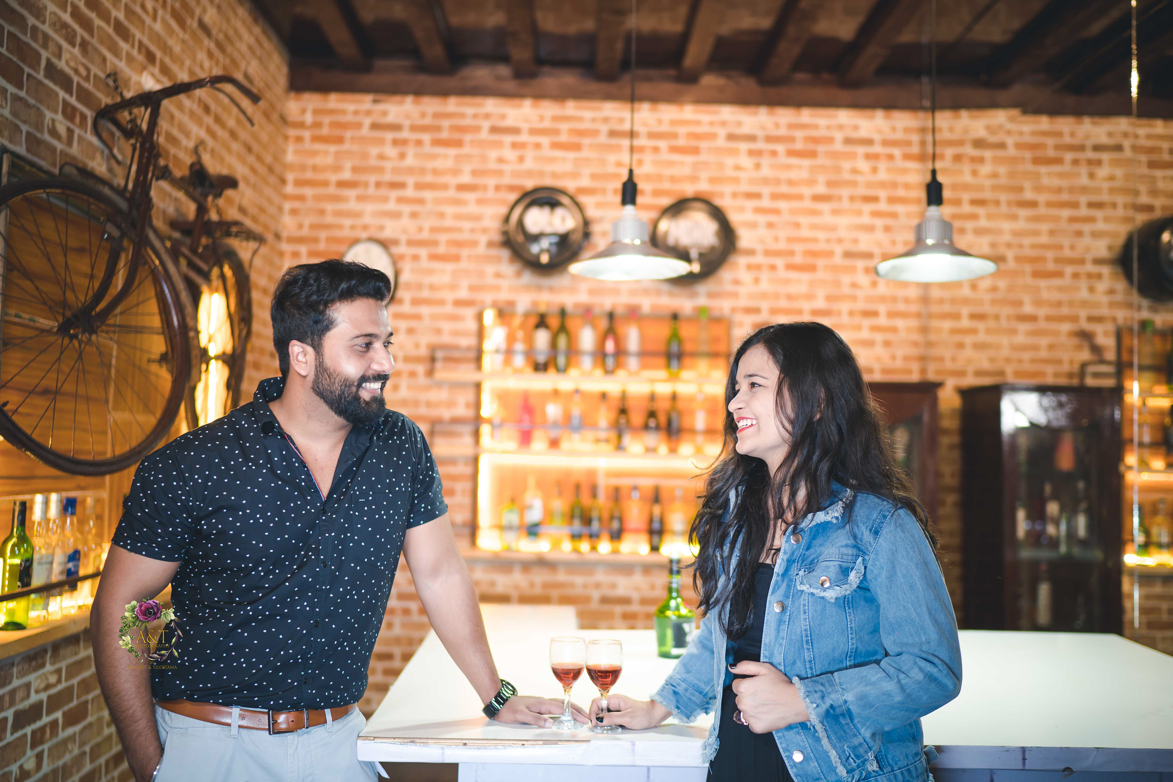 These amazing couple were very natural during their pre wedding at snap city in Pune