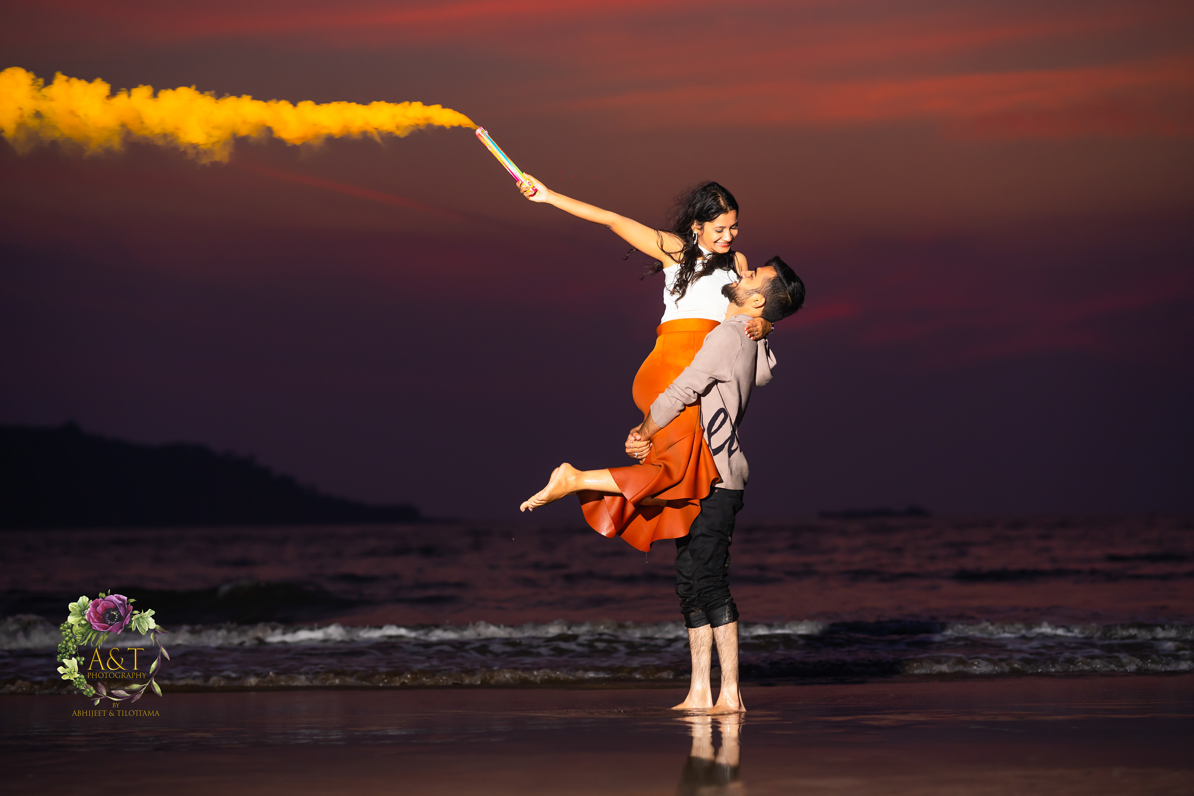 Dharmik & Jinal-prewedding-photoshoot-at-Nagaon-beach-alibag 02
