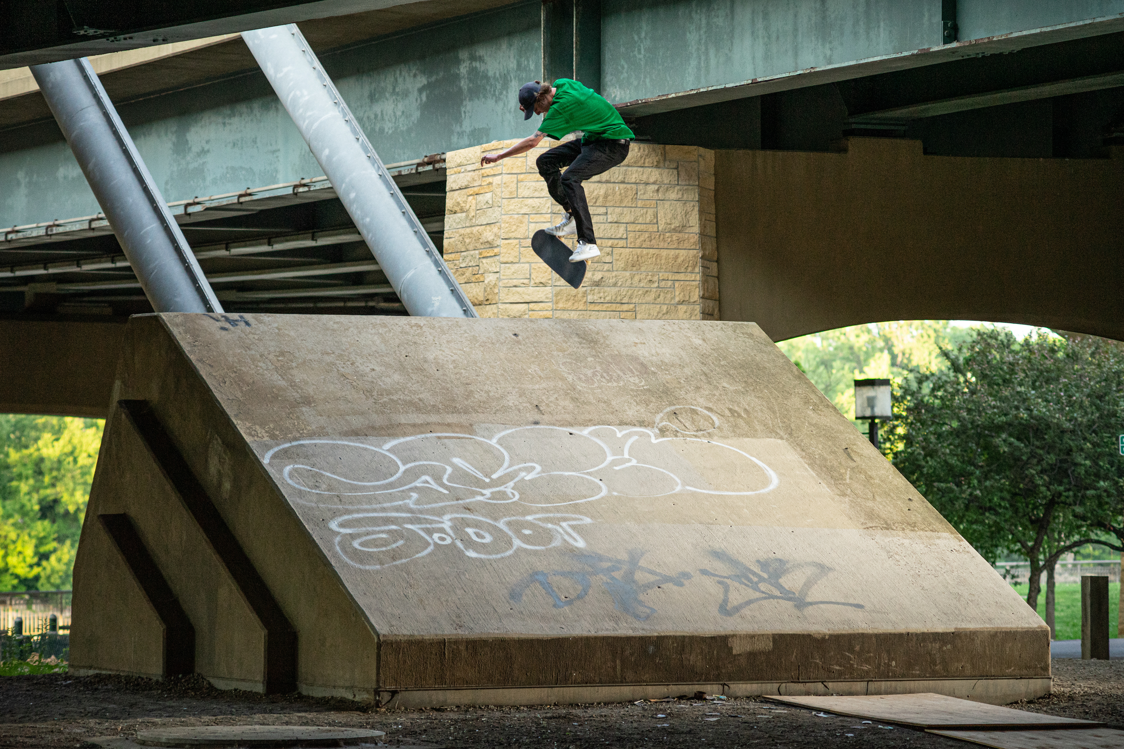 Mikey Carter - Fakie Frontside Flip into Bank