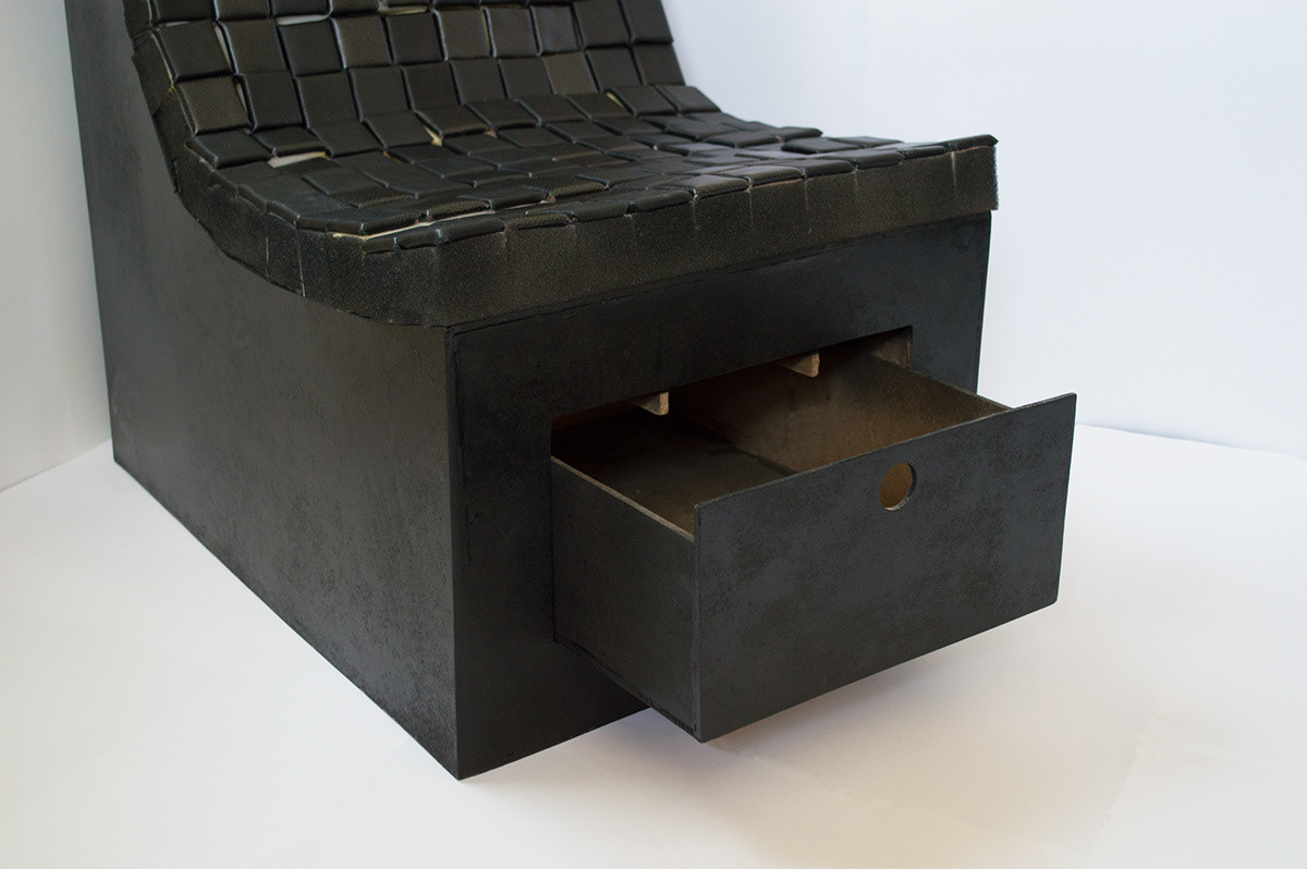 Fin structure, pull out drawer