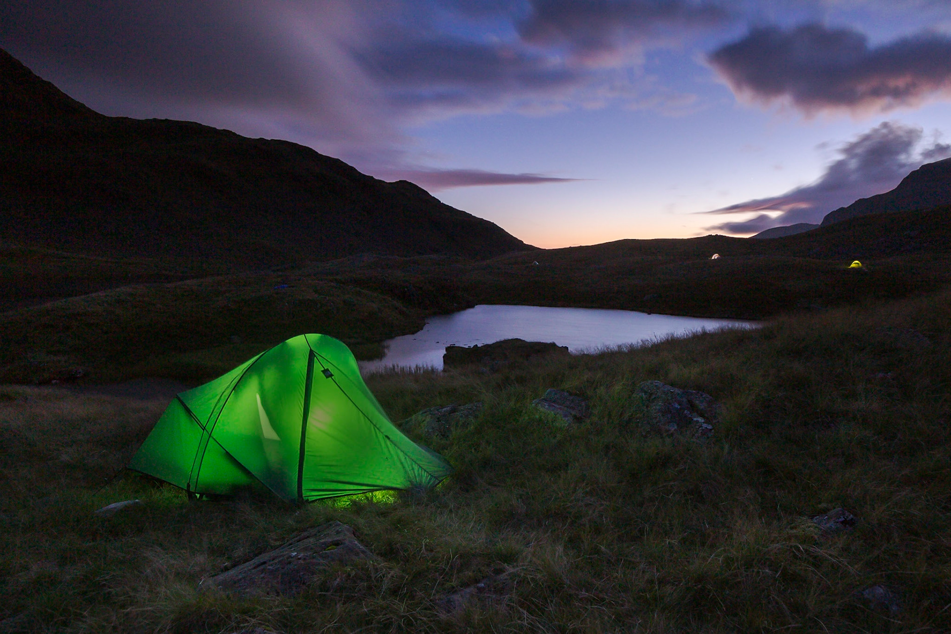 Sprinkling tarn wild camp