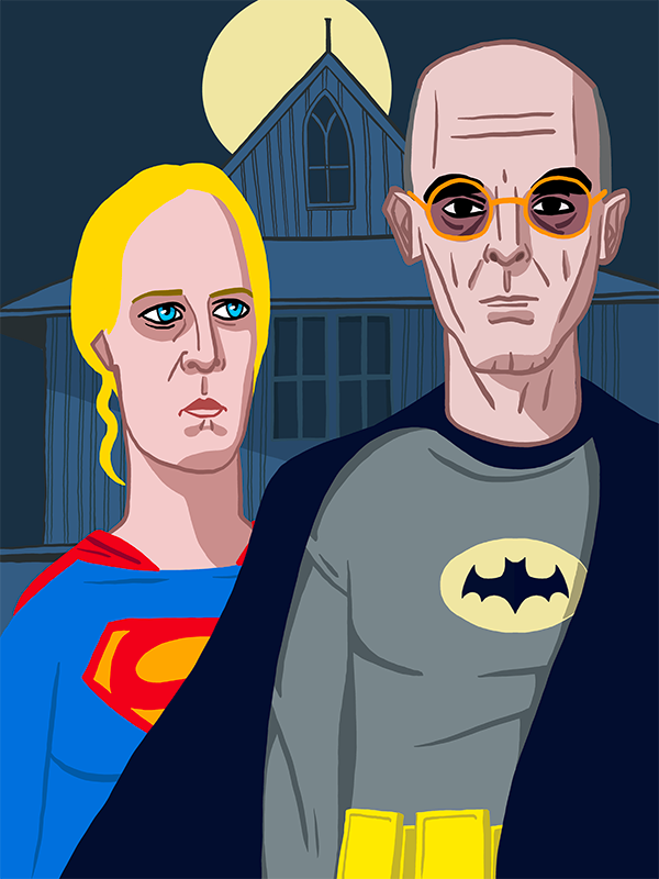 American Batic - 90 x 120 cm / Fine art print ( 2021 )