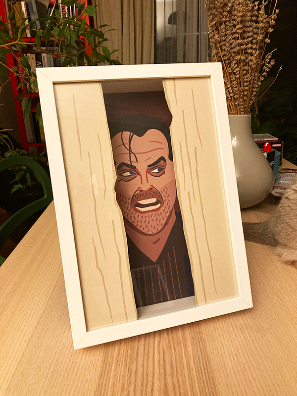 Wendy, I'm home! - Two layered fine art print / ( 2021 )