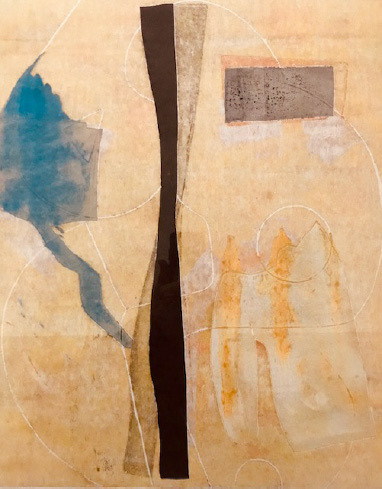 The Truth In Its Order (2009) Woodblock and mixed media, 19 1/2 x 15 1/2 inches