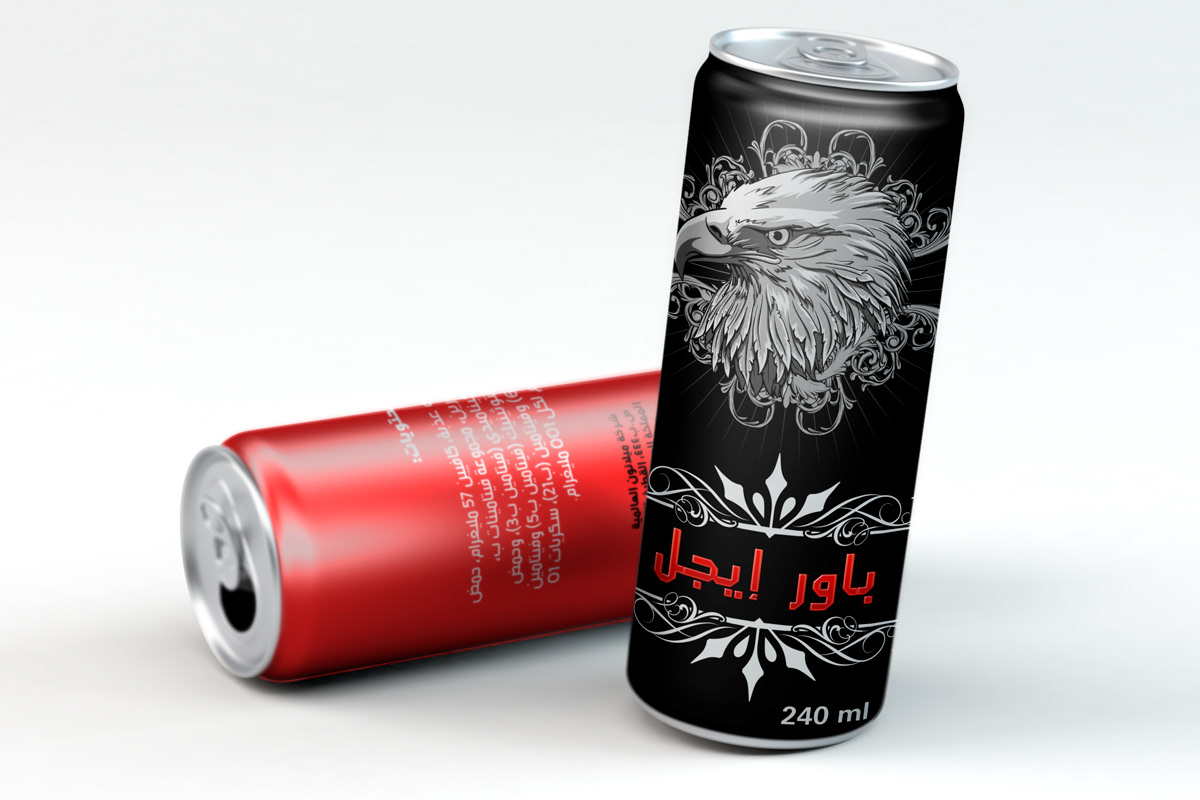 Ain Design Eagle Energy Drink