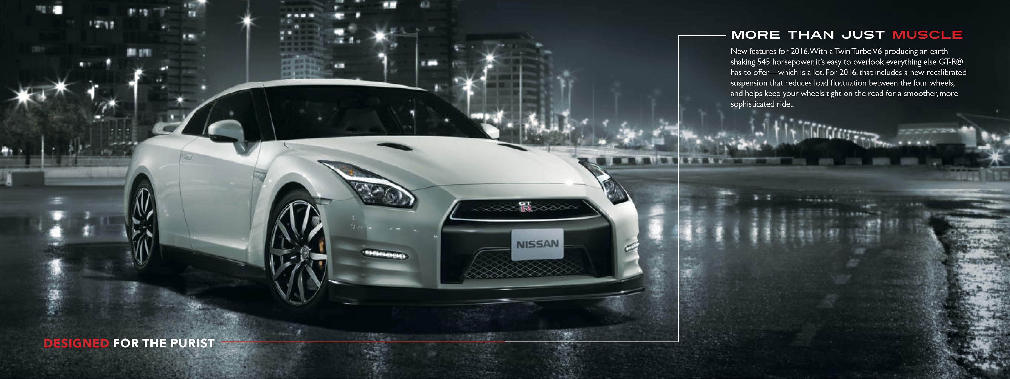 NISSAN GTR Brochure NISSAN GTR Brochure