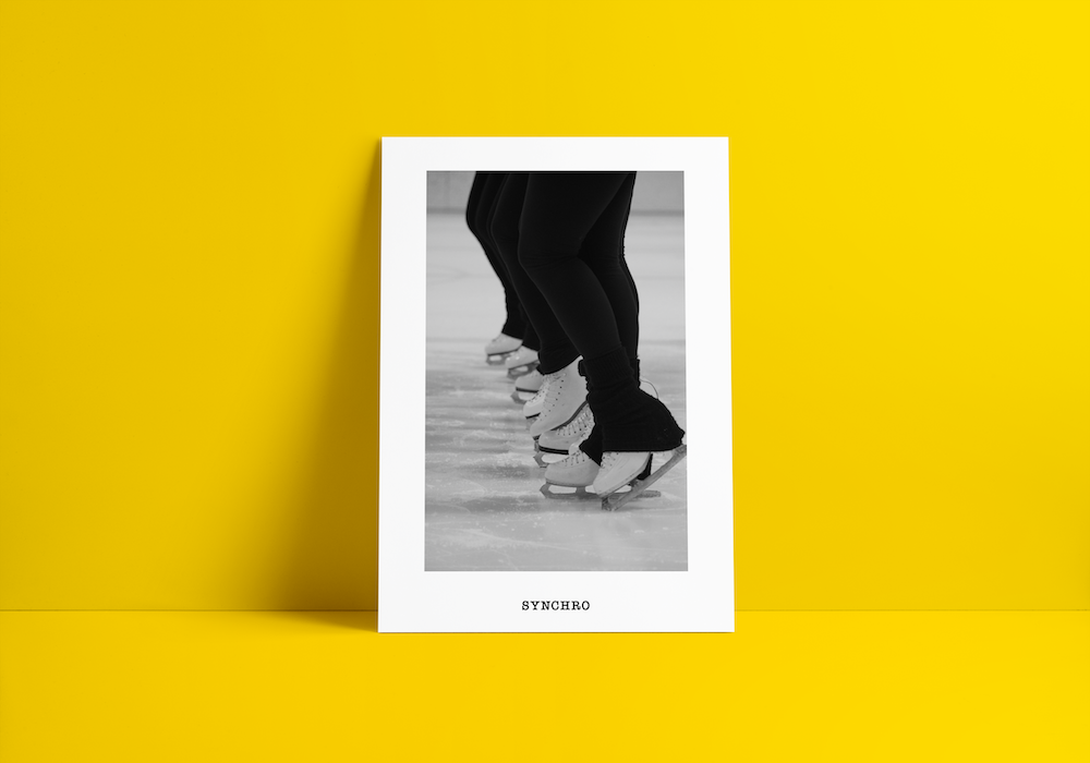 Poster sold at the boutique.