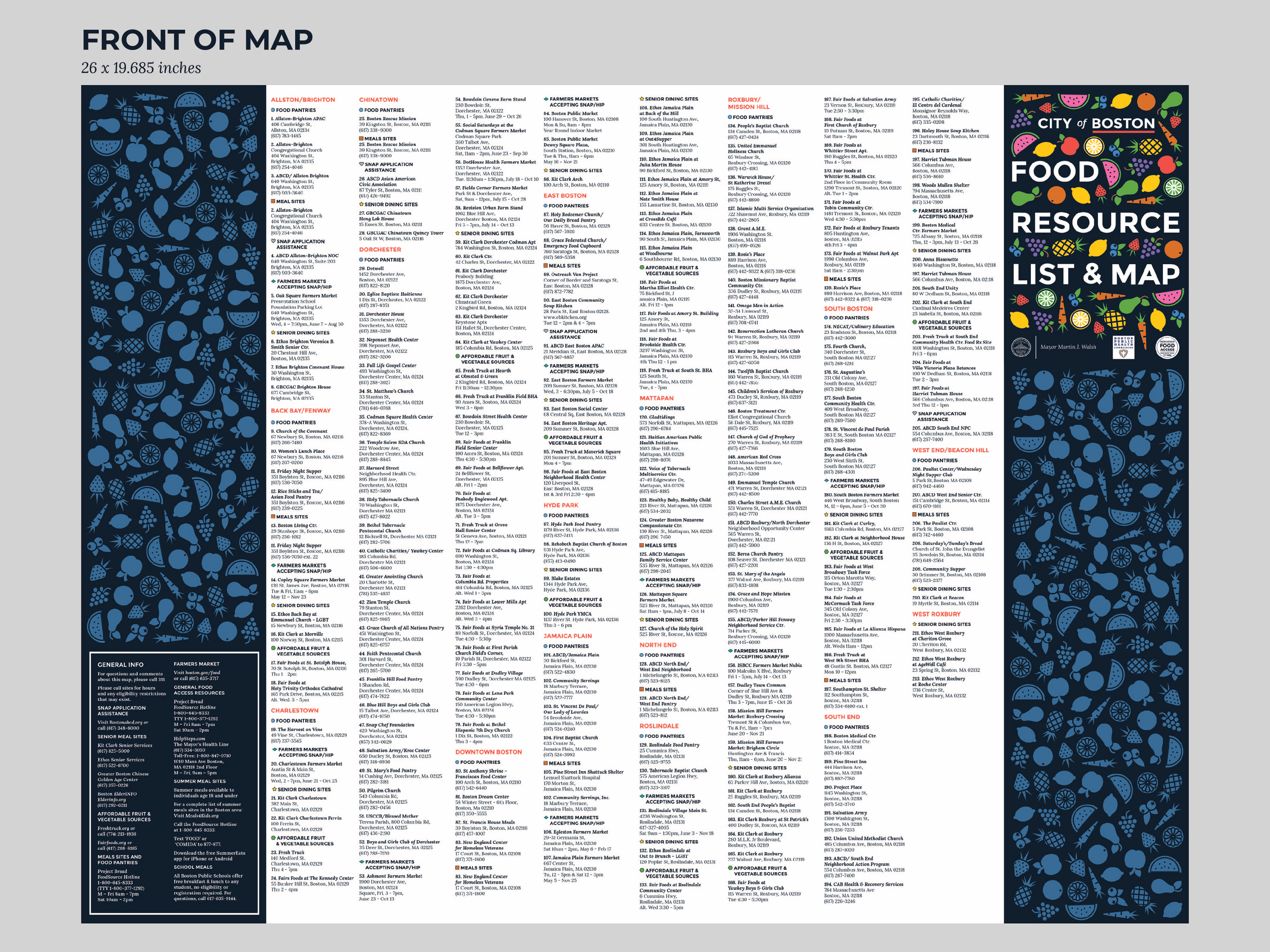 Seed Design Food Access List Map