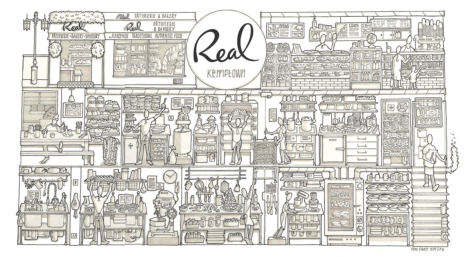 Real Patisserie, behind the scenes - Kemptown, Brighton