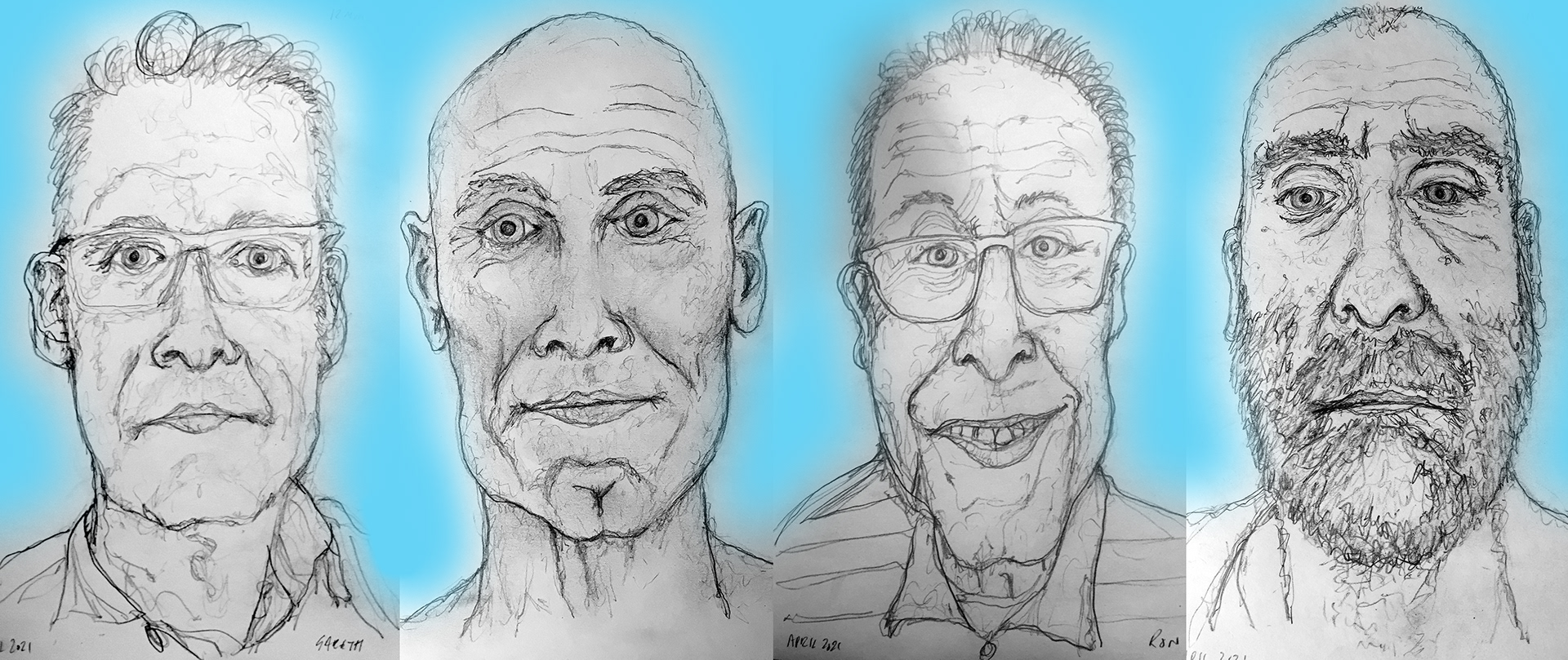 PRESSURE PORTRAITS (ONE CONTINUOUS LINE, 10 MINS)